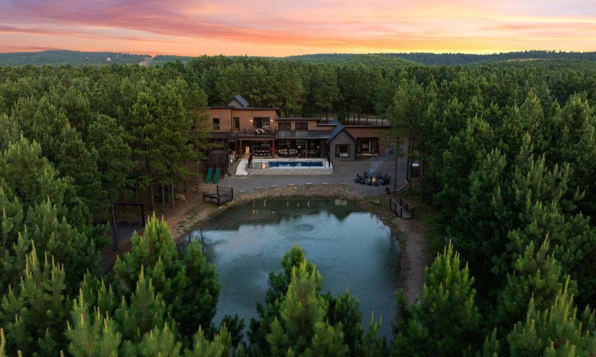 Pickens Cabin | 2 Neighboring Cabins, Fenced Heated Pool, Massive Game Area, Pond, Fun Slide
