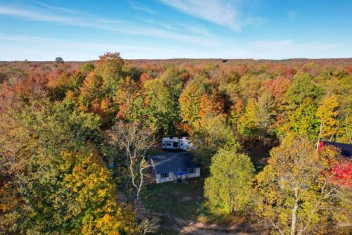 Coldsprings Township House | 400-Acre Outdoor Lodge with Trails and Fireplace