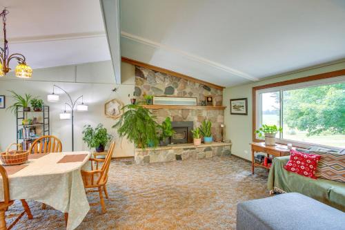 Northeast Michigan House | 8 Mi to Crystal Mountain: Peaceful Up North Home