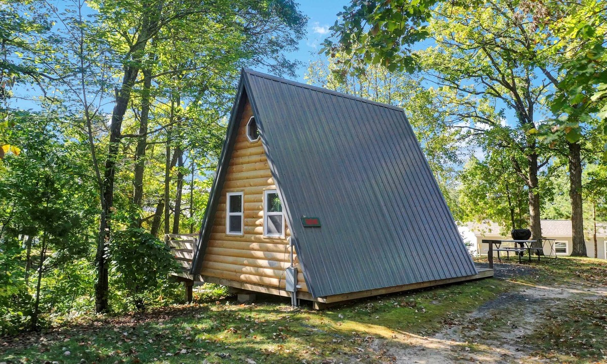 Walker Cabin | A-Frame Tiny House Tucked into the Northwoods