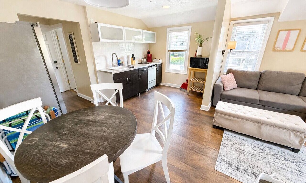 Michigan City Apartment | Beach Condo I Steps From Lake Mich