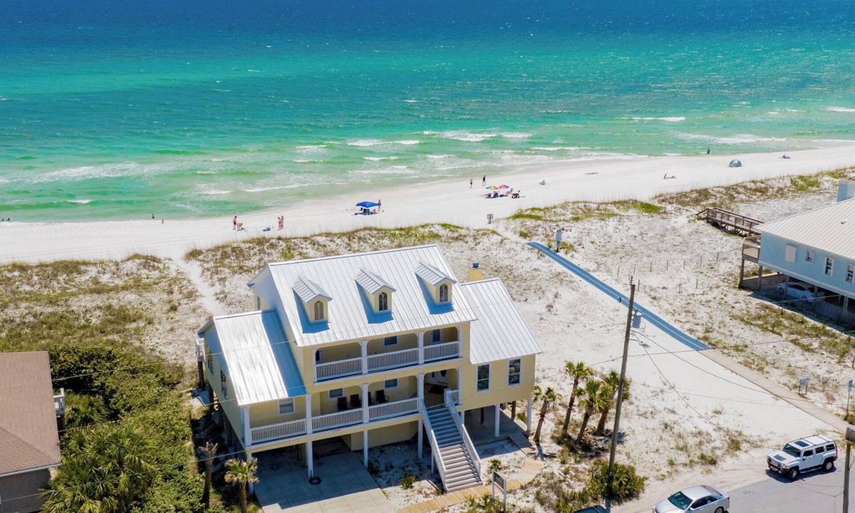 Pensacola Beach House | Beachfront Pensacola Home | Beautiful Gulf Views, Large Private Deck and Grill!