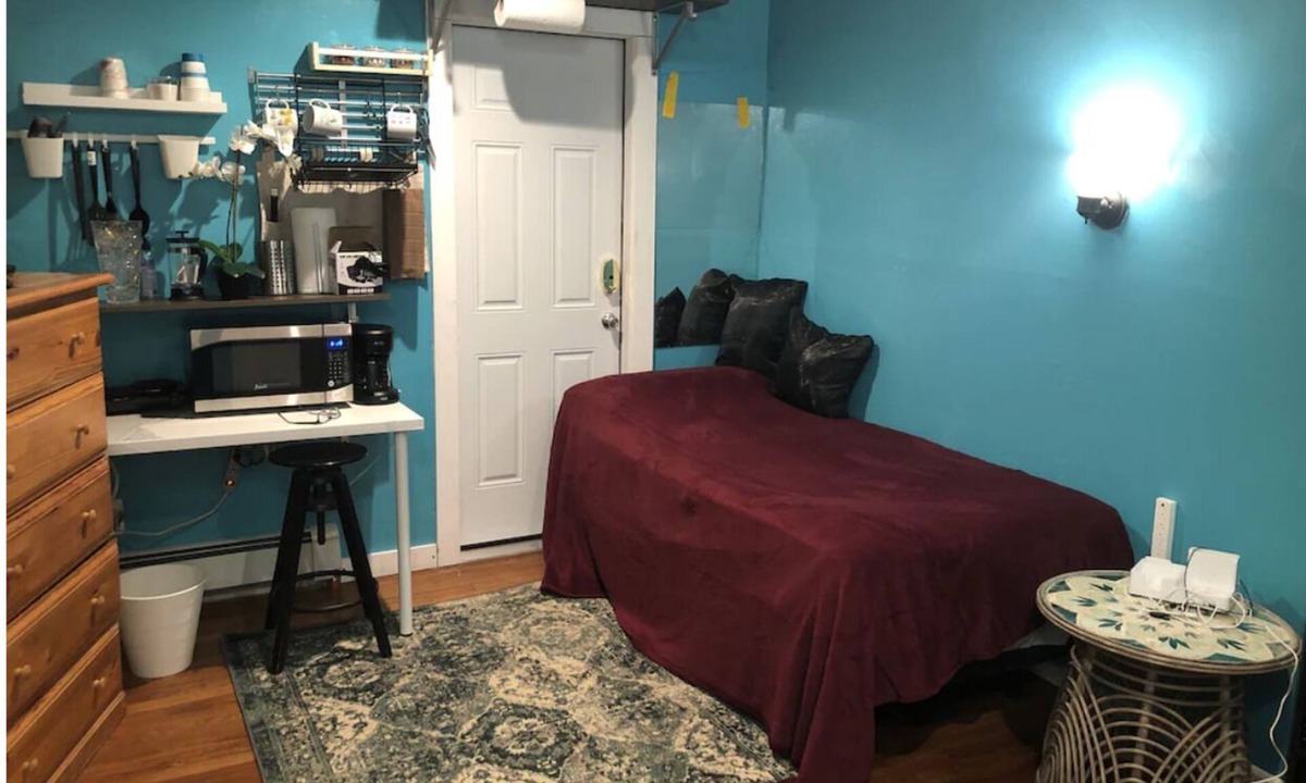 West Islip Apartment | Beautiful Cosy studio with Deck , WiFi, Tv , huge yard , barbecue Rv parking