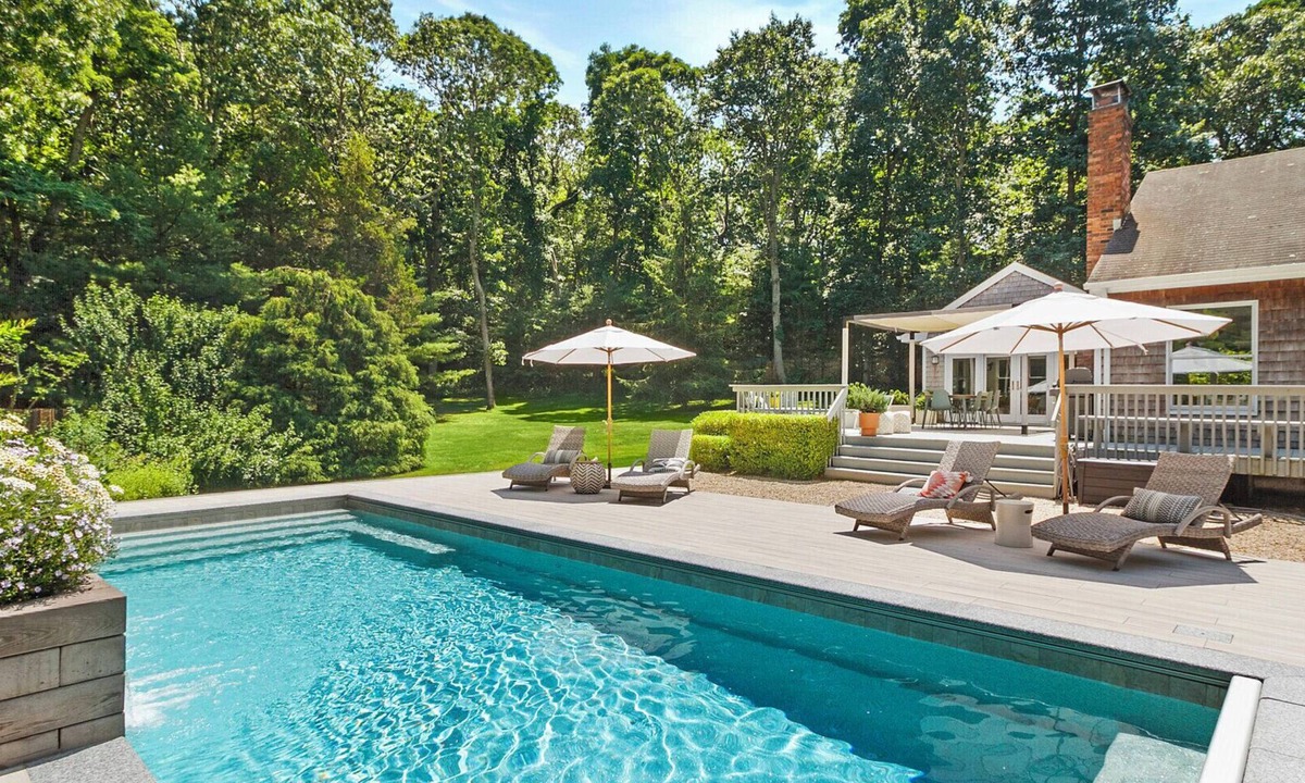 Noyack House | Beautiful, new design with tons of natural light, heated pool, and great.