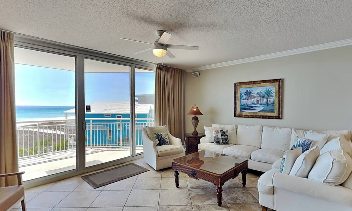 Navarre Beach Condo | Belle Mer #303 | 3BD/3BA | Pool, Hot Tub, Tennis, Gym
