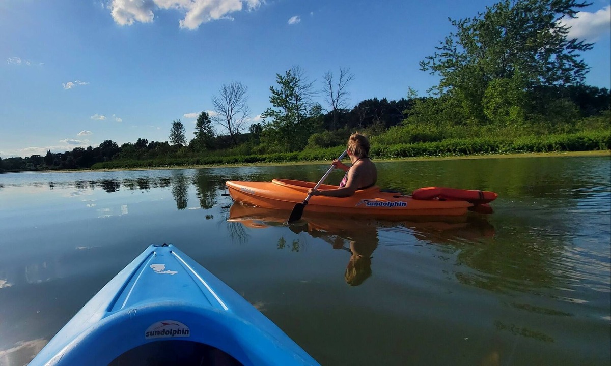 Edmore House | Blue Heron Point: Private Lakefront, Hot Tub, Kayaks!