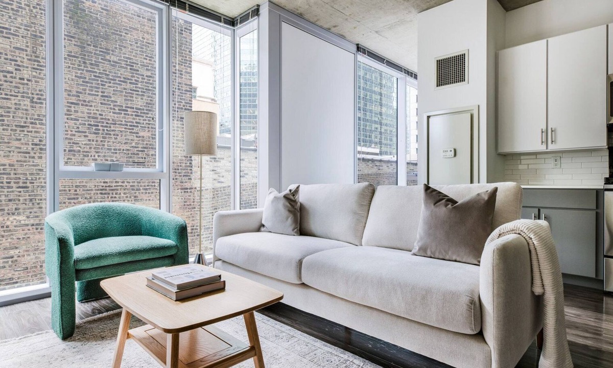 Downtown Chicago Apartment | Blueground | Chicago Loop, rooftop, nr Millennium Park