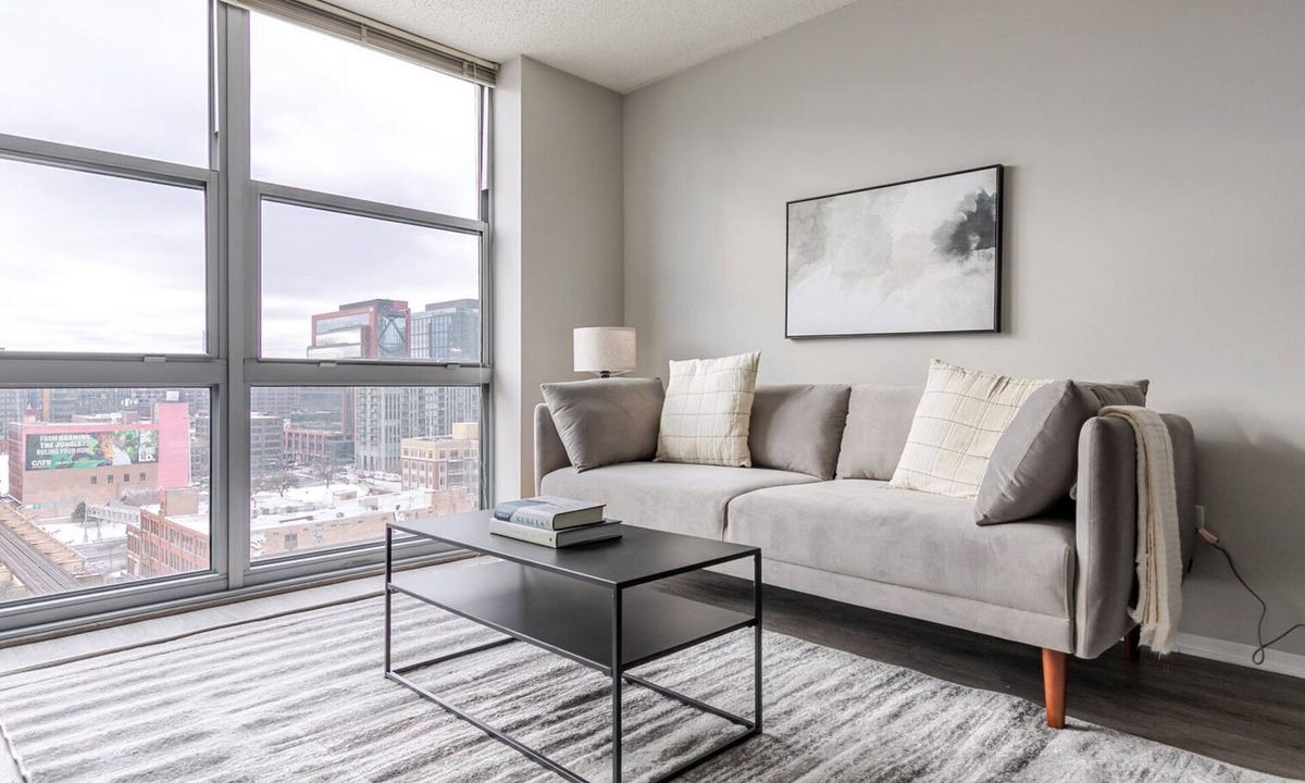 West Loop Gate Apartment | Blueground | West Loop, gym & bbq, nr Willis Tower