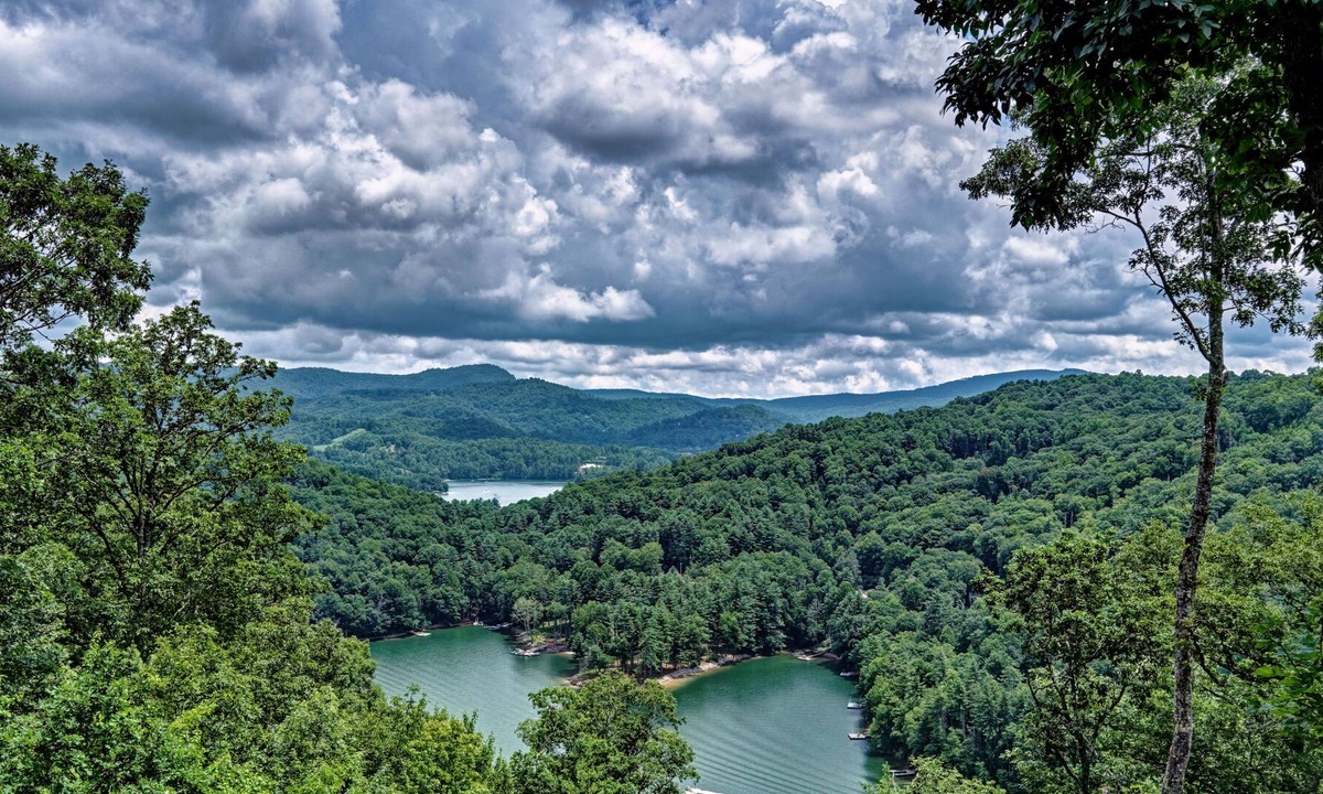 Cullowhee Cabin | Breathtaking views,screened deck fireplace,exquisite kitchen,Big green egg & gas grill