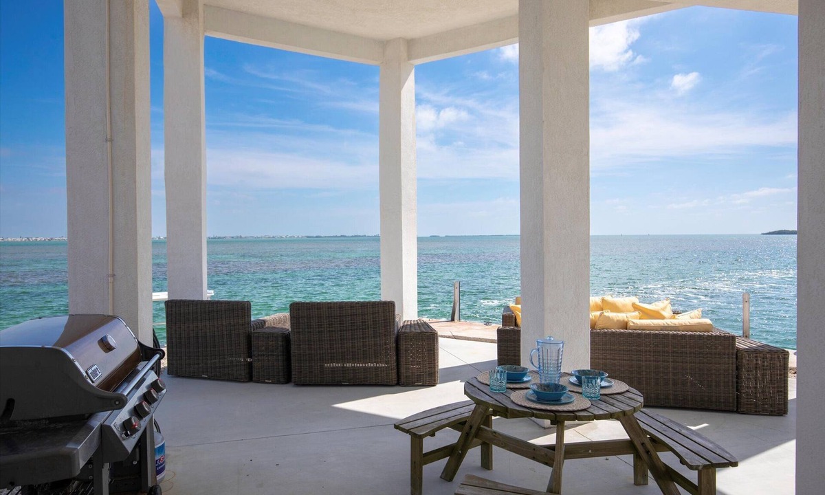 Cudjoe Key House | Caribbean Blue #517 Oceanfront Retreat with Dock, Pool & Stunning Views