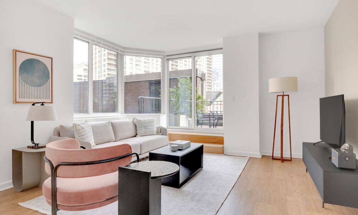 Lincoln Square Apartment | Chic UWS 2BR w/ Gym, Elevator & DM, near Lincoln Center, by Blueground