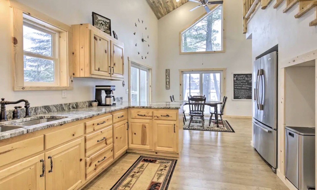 Eagle River Cabin | Contemporary Northwoods Waterfront Home on Eagle River Chain