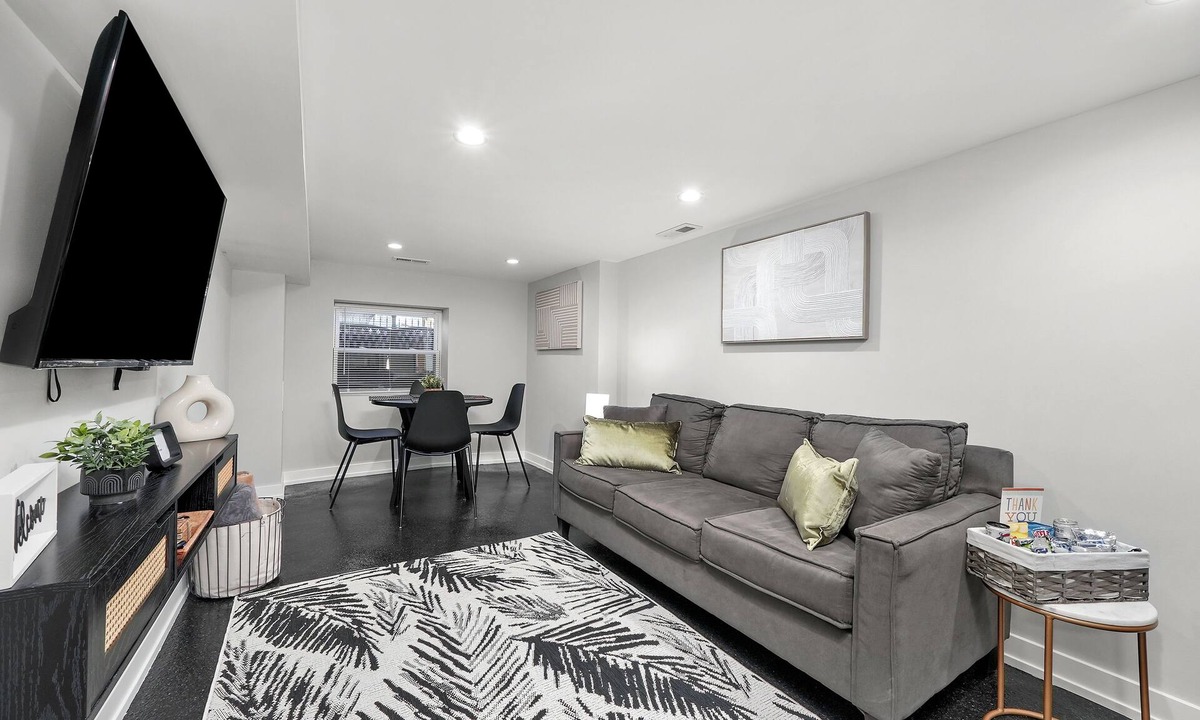 Irving Park Apartment | Cozy, Modern Garden Unit