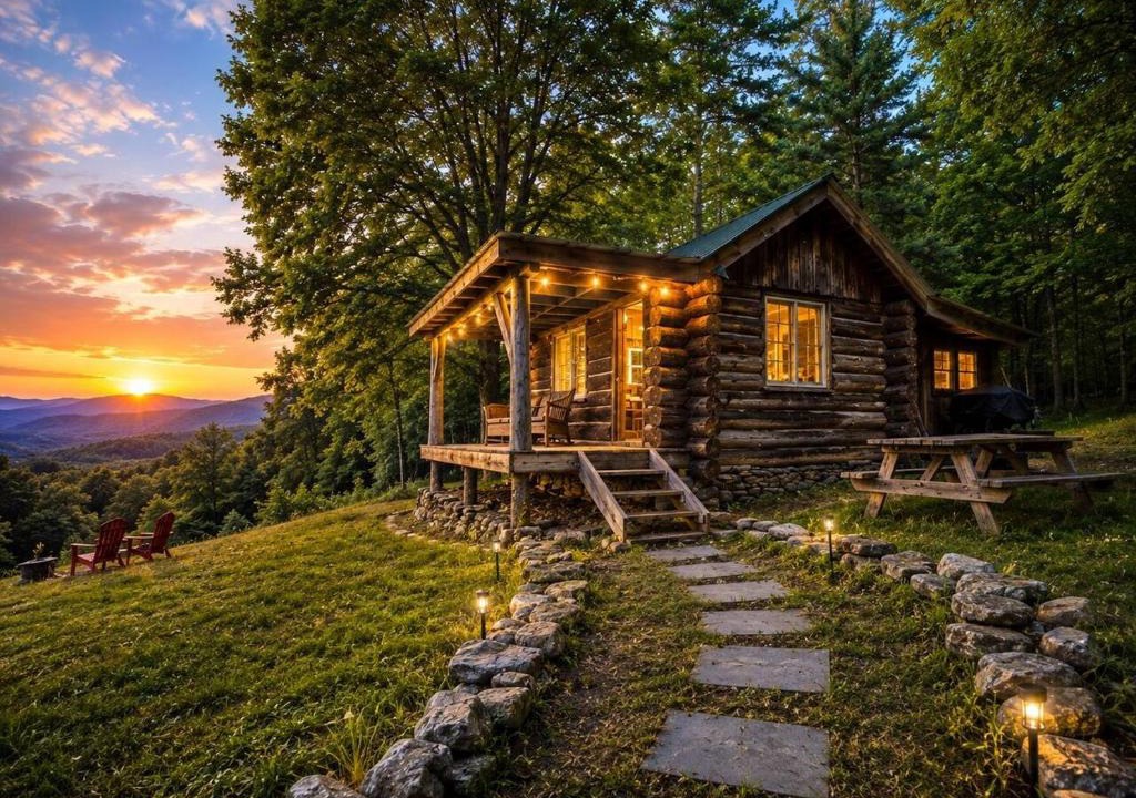 Johnsonville House | Cozy Rustic Cabin with Scenic Views