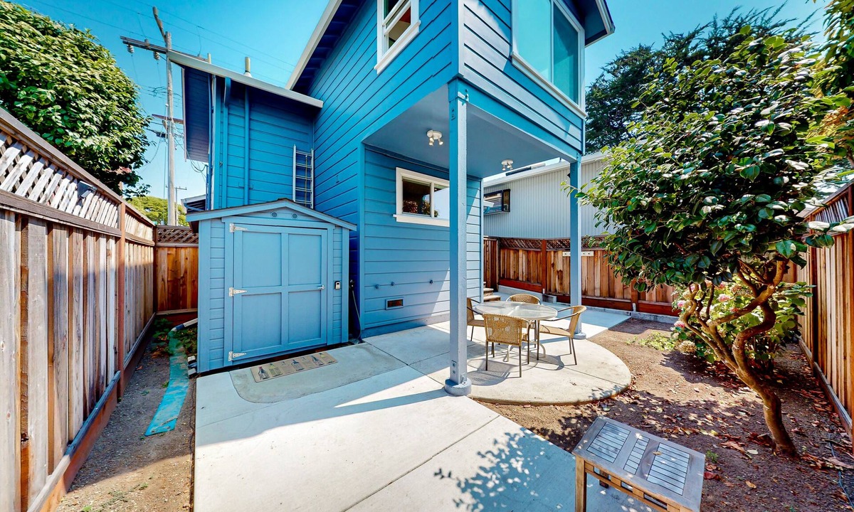 Seabright House | Dog-friendly home with ocean view & parking, steps to Seabright Beach