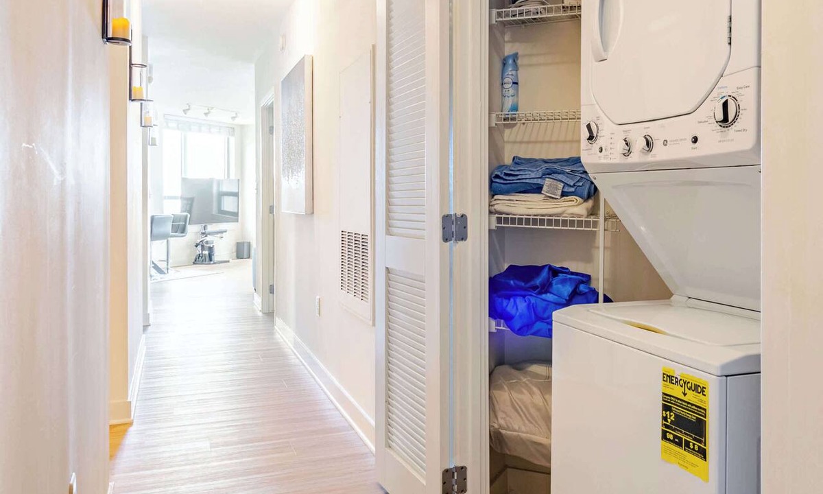 Downtown Apartment | Downtown Silver Spring 2BR Skyline Balcony Suite Walkable to DC Metro Luxepad