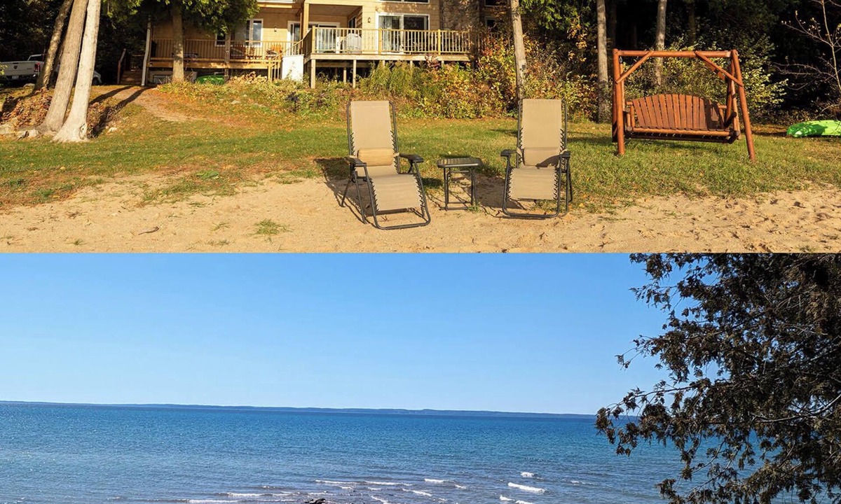 Ellsworth House | FALL OPEN 200' SUNSET BEACH MODERN HOUSE WIFI FIREPLACE PET FRIENDLY