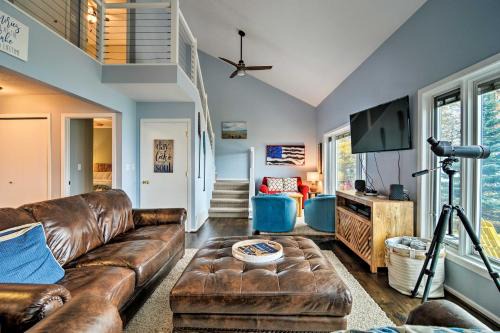 Charlevoix House | Fire Pit, Smart TV: Waterfront Charlevoix Home