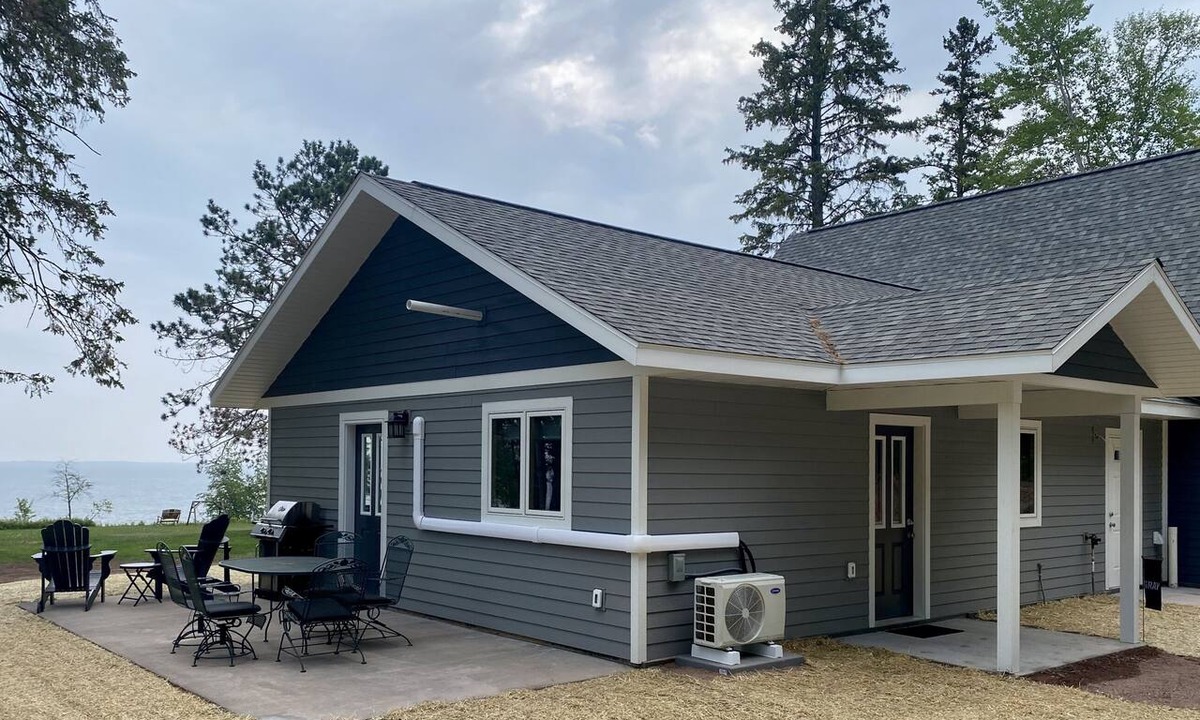 Washburn Resort | Gray cabin, built in 2023