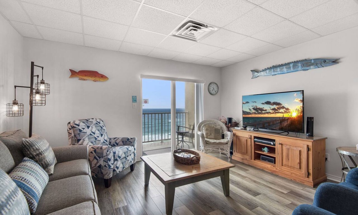 Pensacola Beach Condo | 🌊Gulf Front-Gulf Views-Balcony-2BR Sans Souci 508🌊