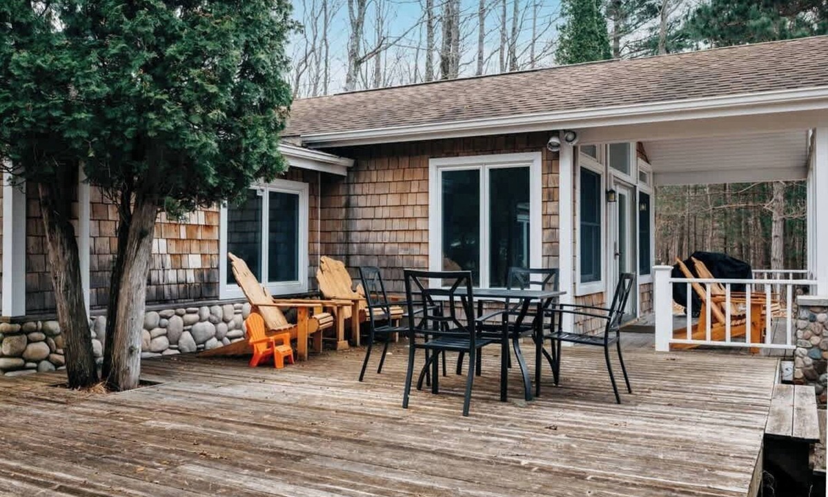 Bellaire House | Hilltop Home with Torch Lake Views