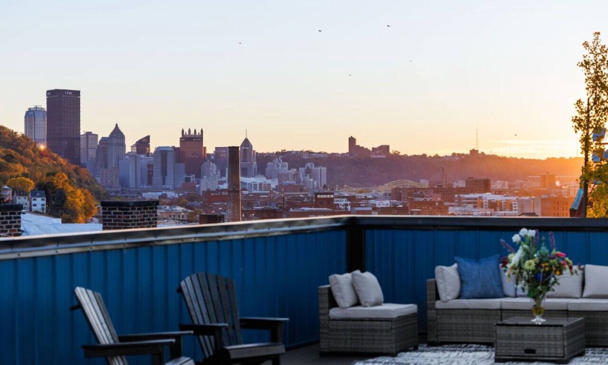 Lower Lawrenceville House | ★ HostWise Stays ★ Rooftop Deck, Garage, *Luxe* Mad Men Vibes