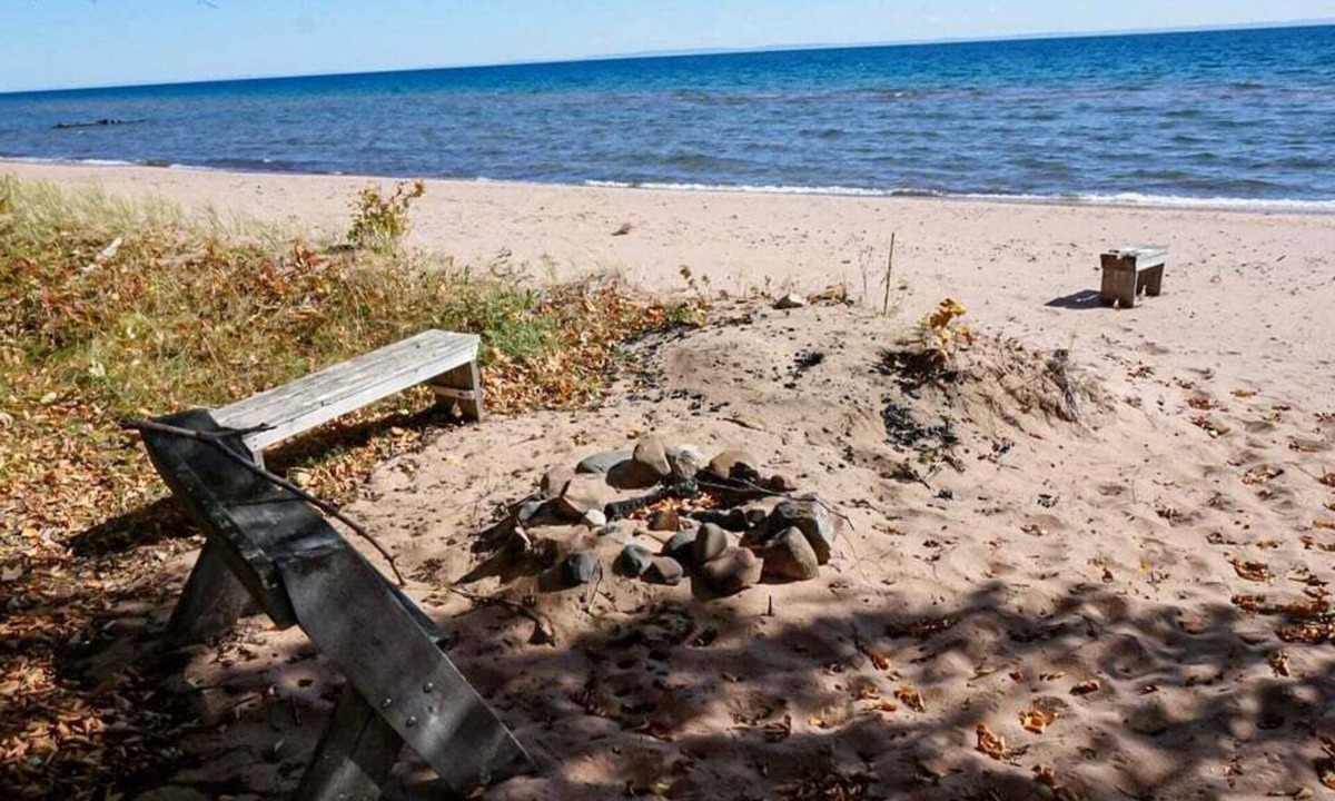 Madeline Island Cabin | Jackson`s 200 Feet of Sand Beach