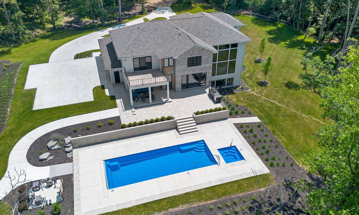 Stevensville House | Juniper Presents: Contemporary 26-Acre Estate, Private Beach, Pool