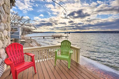 Canandaigua House | Lakefront Canandaigua Home w/Grill, Fire Pit