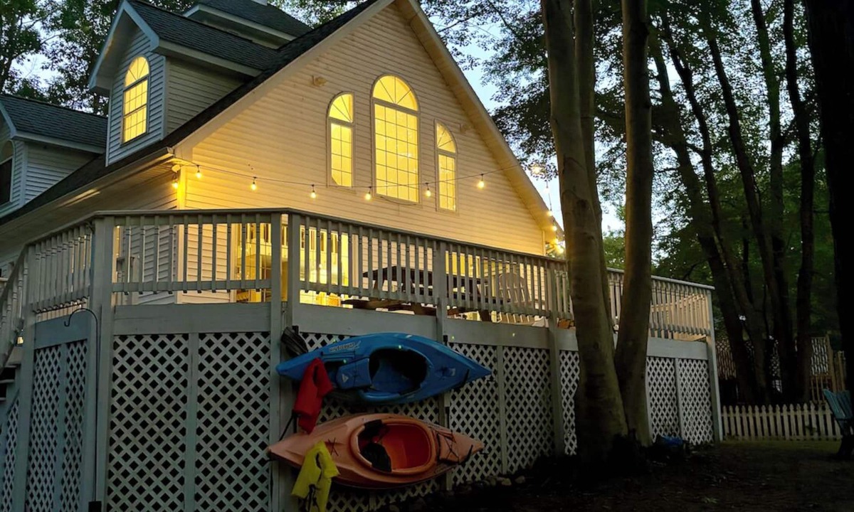 Mears House | Large home w/private Lake MI Beach access and convenient to local attractions