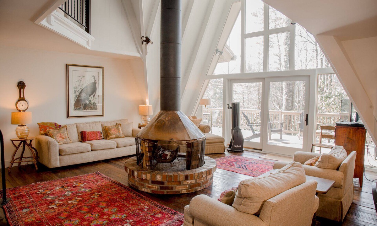 Lake Sequoyah House | Laurel Cottage: Mountain A-Frame w/Wood Fireplace, Firepit | 6 Min to Downtown