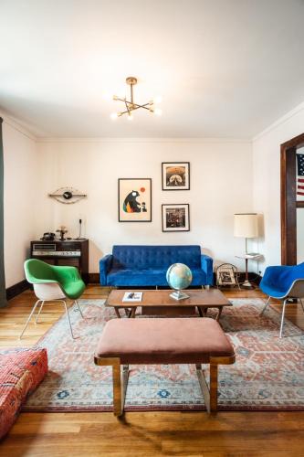 Mexicantown - Southwest Detroit House | Luxe Mid-Century Styled Historic Townhouse #1