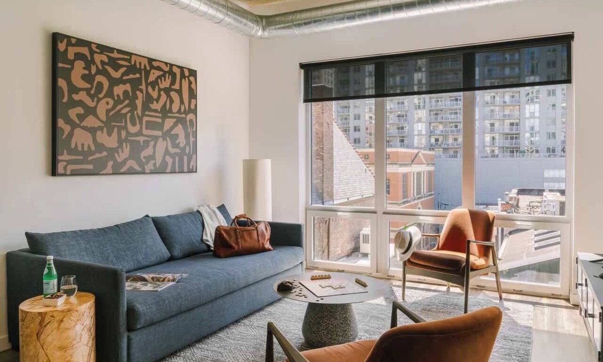 Near North Side Apartment | Luxury Penthouse Loft w/Terrace 507 | River North