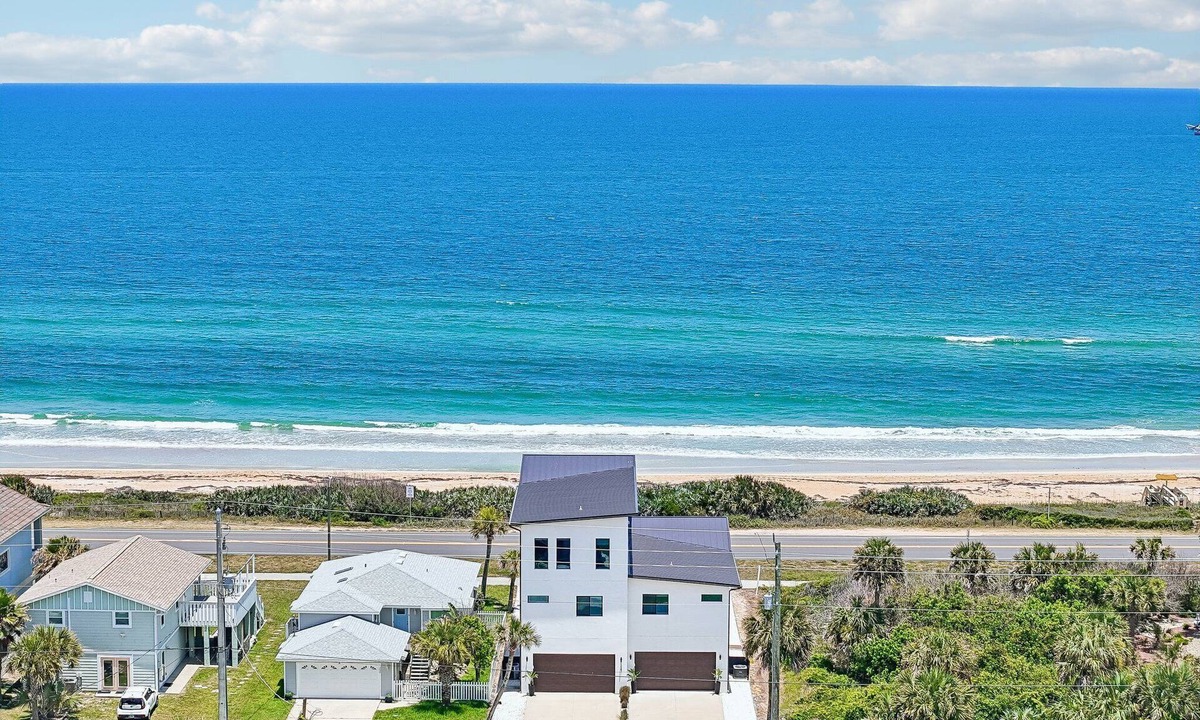 Flagler Beach House | Modern Oceanfront Escape l New Luxury Beach House