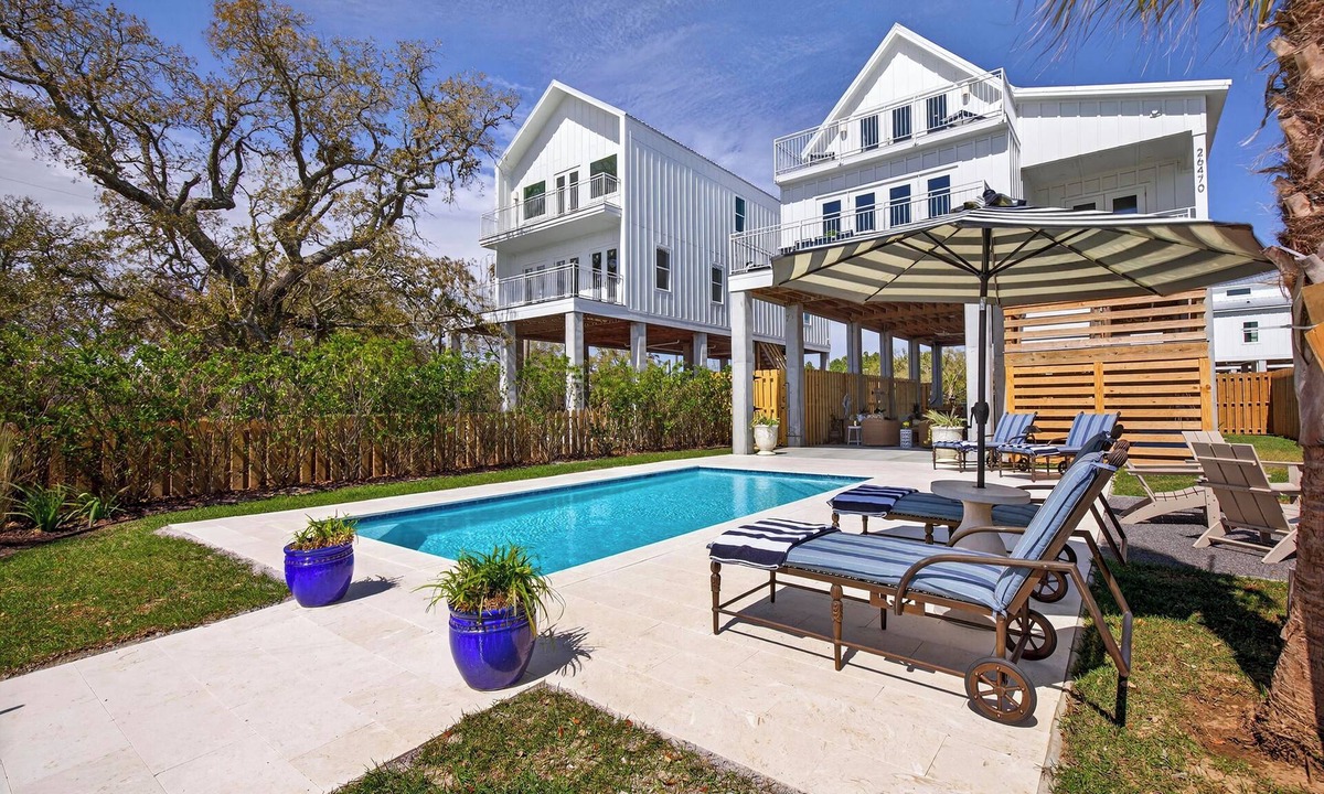 Henderson Point House | New Luxury Beach Home - Heated Pool + Pickleball!