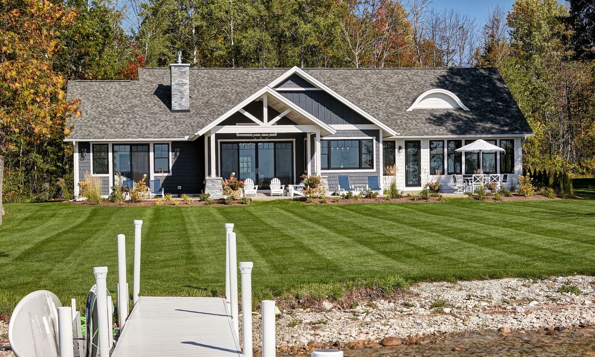 Indian River House | Newly built and beautifully updated home on Burt Lake!!!