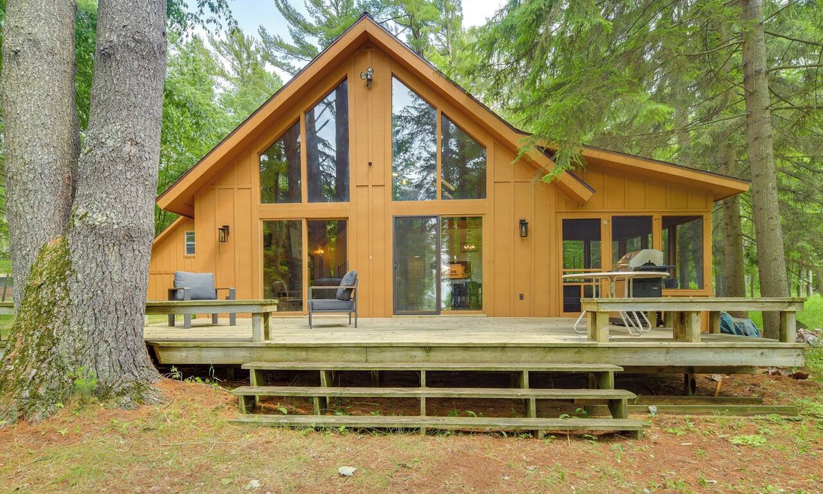Shell Lake Cabin | Private Beach on Shell Lake! Luxe Cabin Retreat