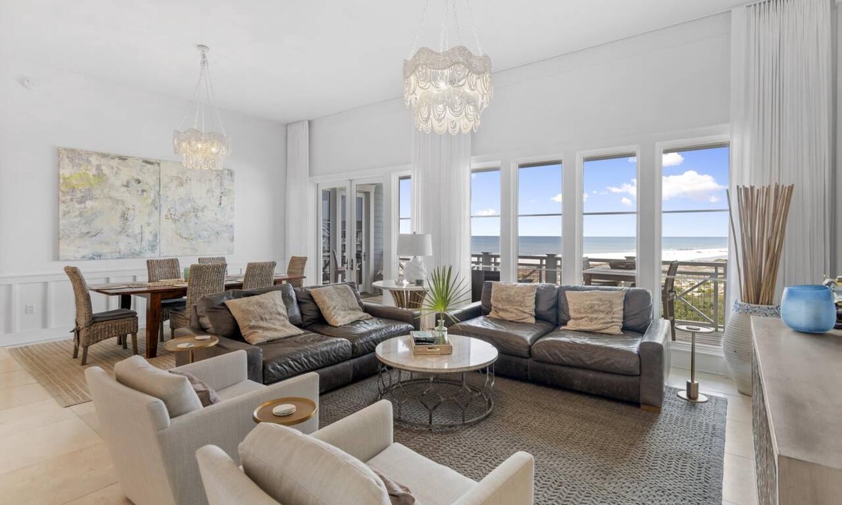 WaterSound Beach Condo | Professionally Decorated Gulf Front Unit