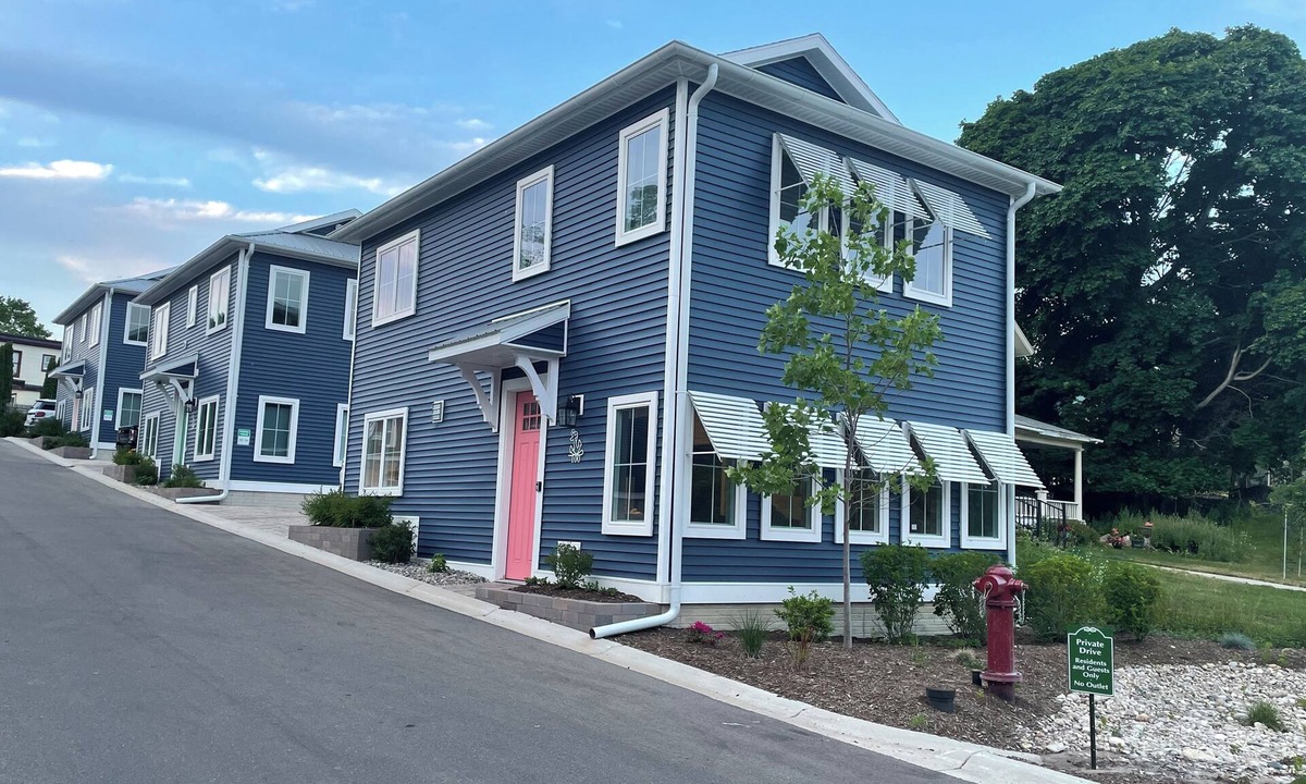 Charlevoix Condo | Riverwalk 100 on Pine River townhome with gourmet kitchen~2 BR can sleep 8.