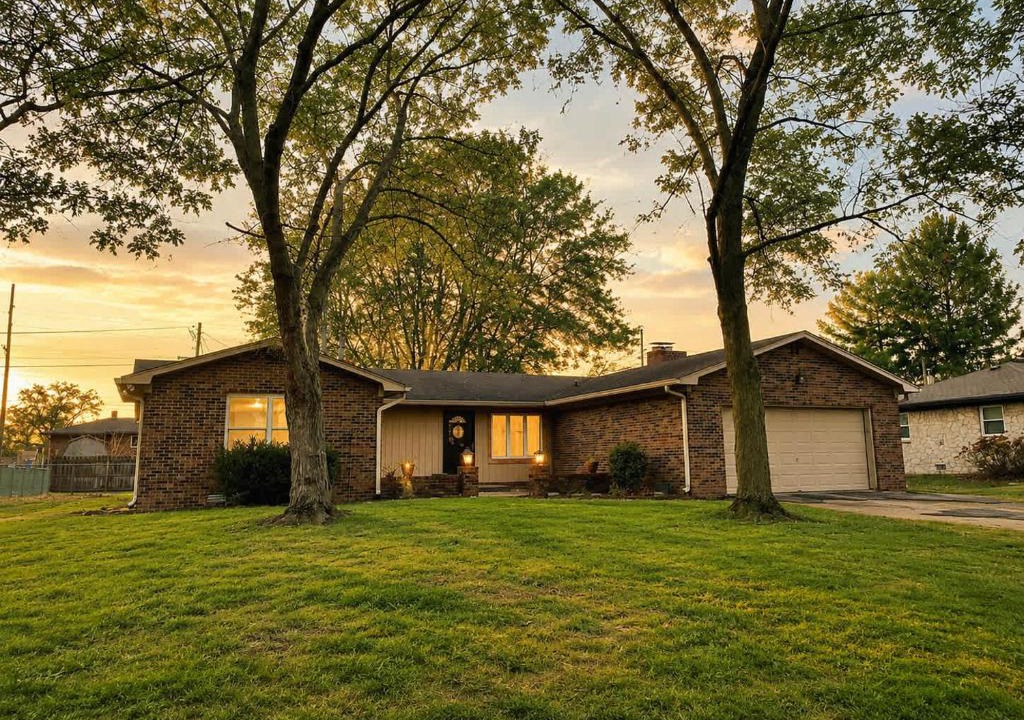 Greenwood House | Rustic Chic in Charming Center Grove w Fenced Yard