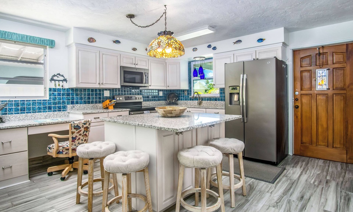 Coury House | Salt & Seaglass - Large Screened Porch, Dock, Private Pool Club.