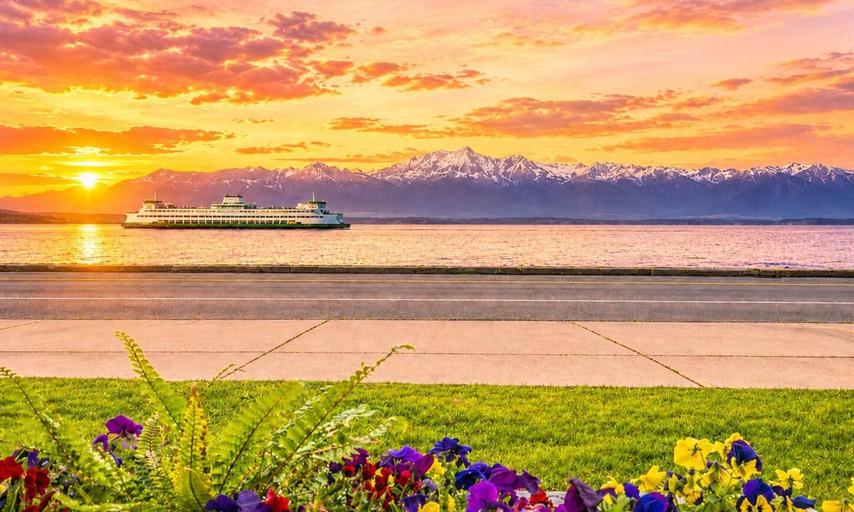 Alki House | Serene Waterfront Escape - 2BR with Mountain Views & A/C