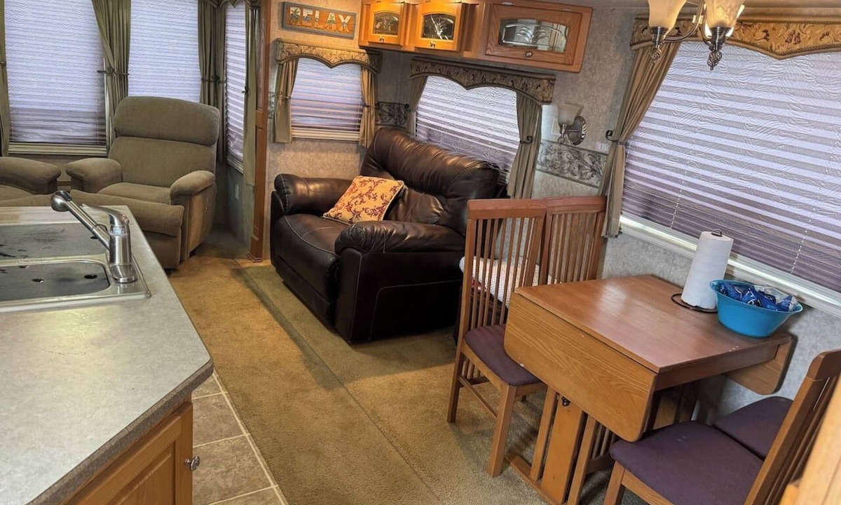 Holly Beach House | Short walk to the beach! This camper & cabin offer a perfect getaway!