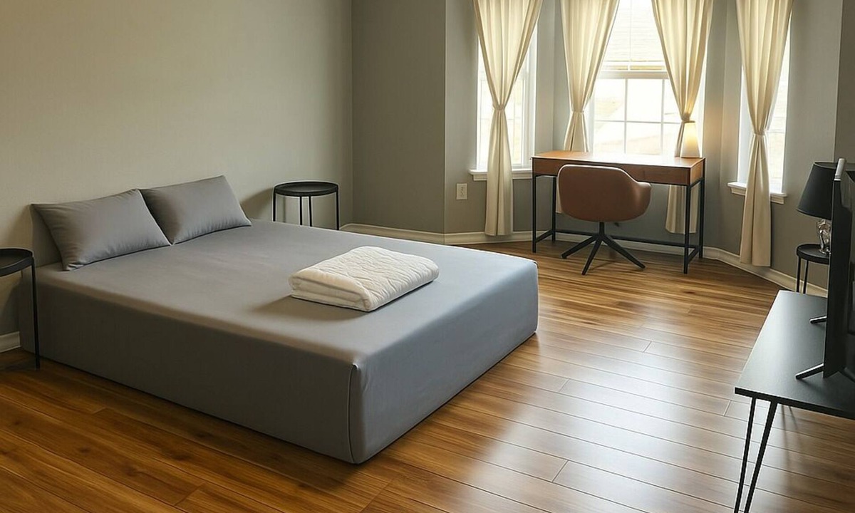 Timberlane House | Spacious comfortable King room. Work-friendly. High-speed internet w/50" TVs