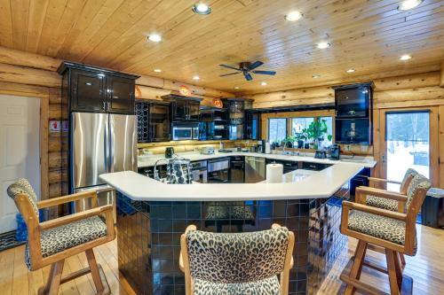 Barbeau House | St Marys River Views: Cabin w/Wraparound Deck!