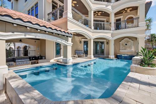 Avalon Beach Estates House | Stunning Getaway w/Pool, Outdoor Kitchen, Rooftop Deck, & Gulf Views!