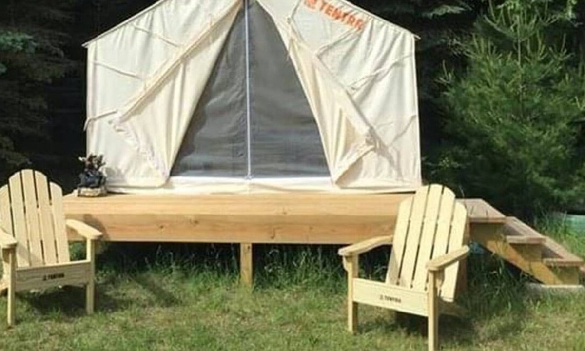 Grawn RV Rental | Tentrr Signature Site - Pine Meadows - Coleman Cooking Site
