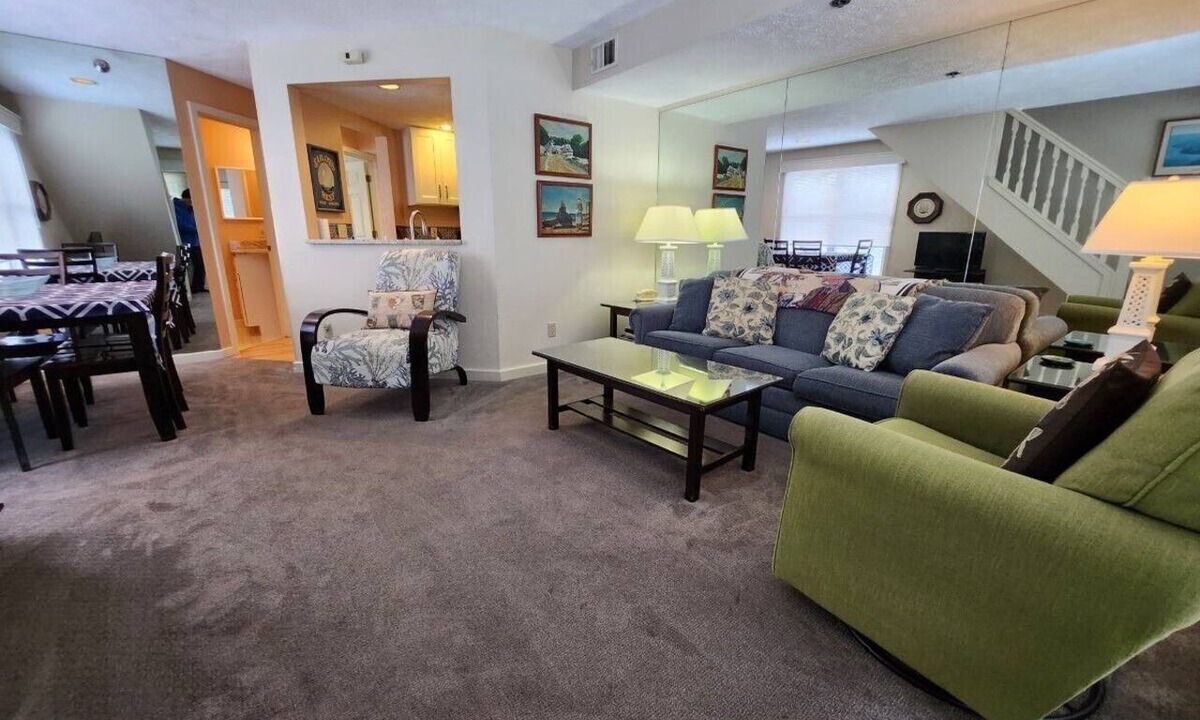 Traverse City Condo | The View from 309! Private Balcony, Corner unit - North Shore Inn Condo 309