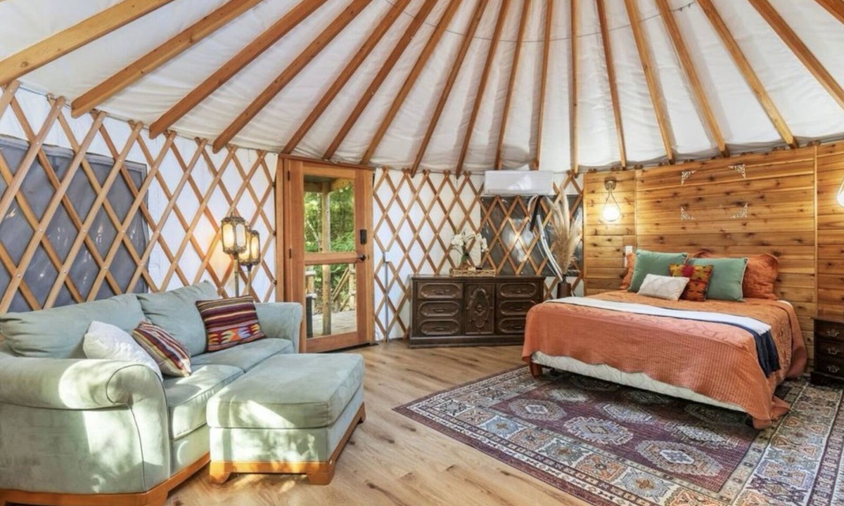 Belfair Cabin | Tranquil Forest Yurt Retreat in Washington State.