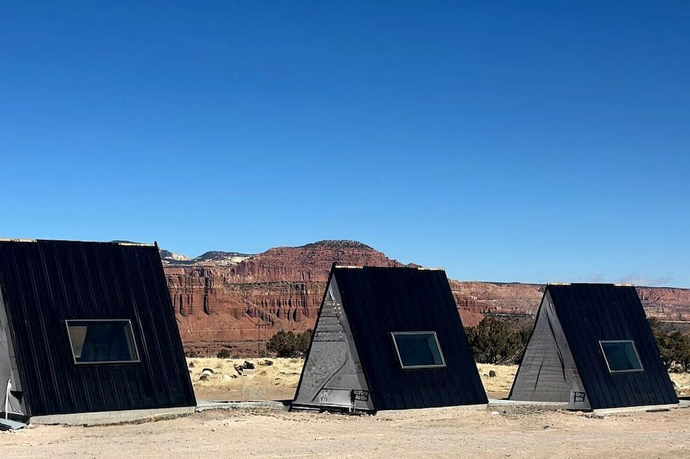 Teasdale Cabin | Unique A-Frame Cabin for an Unforgettable Couples Getaway in Teasdale, Utah